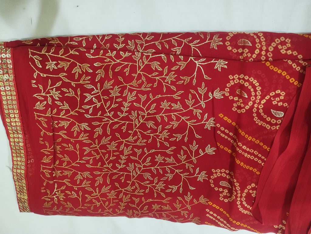 Bhandhej Chundri A Saree