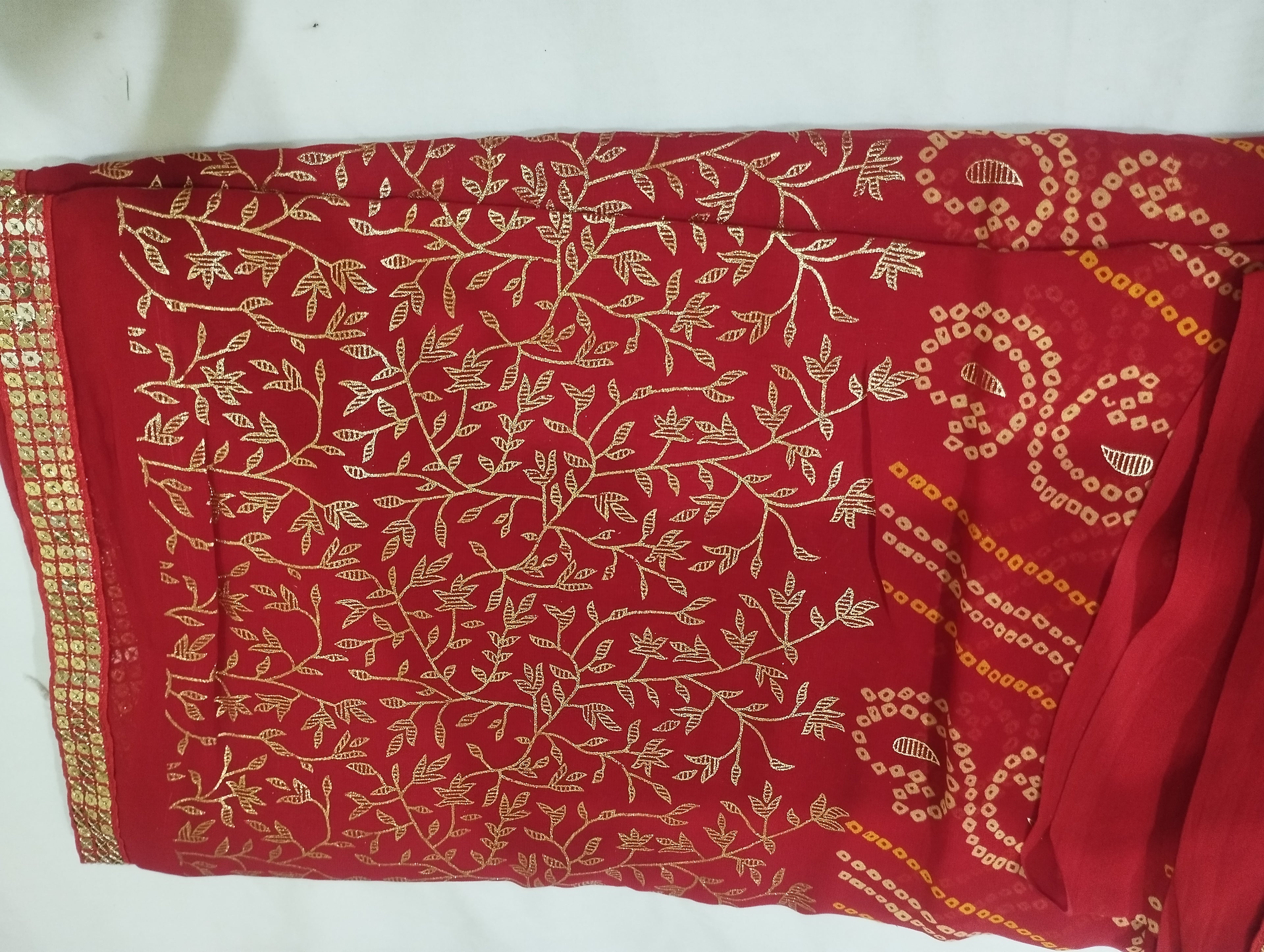 Bhandhej Chundri A Saree