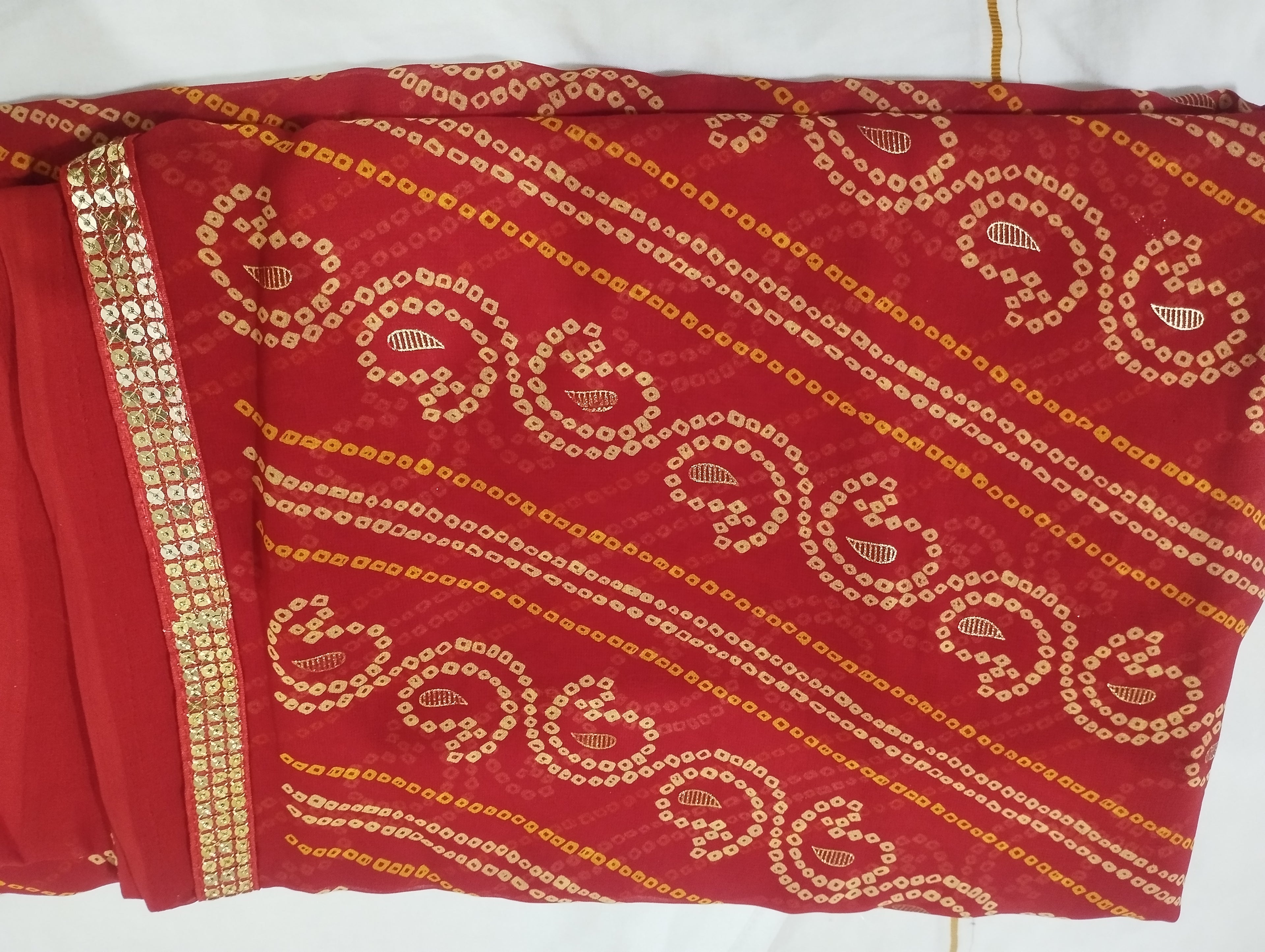 Bhandhej Chundri A Saree