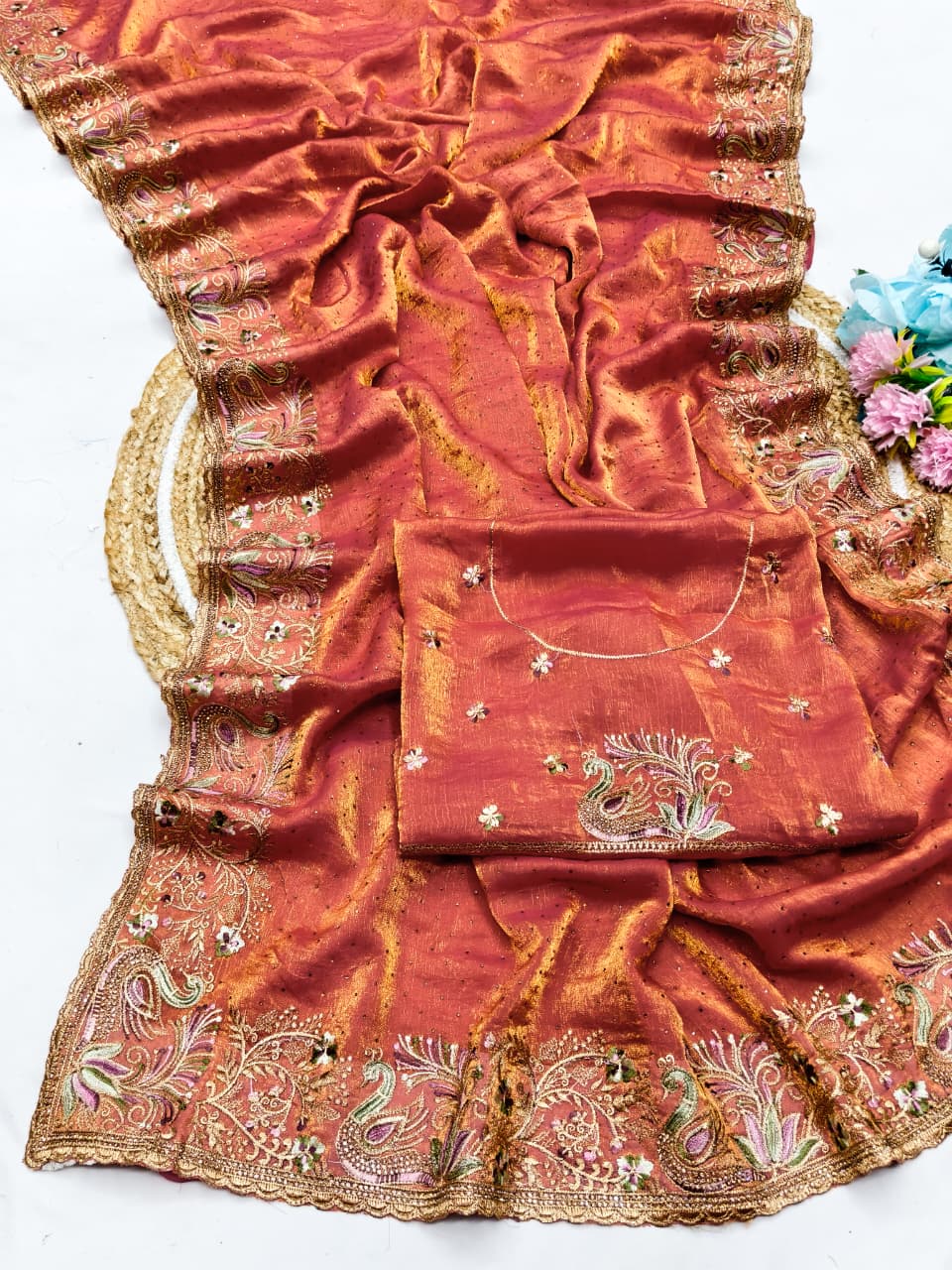 DF-Megha | Fendi Fabric Saree