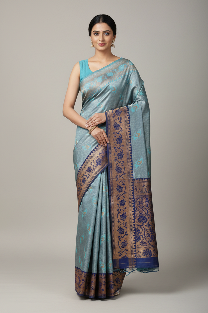 Dark Sky Blue on Model