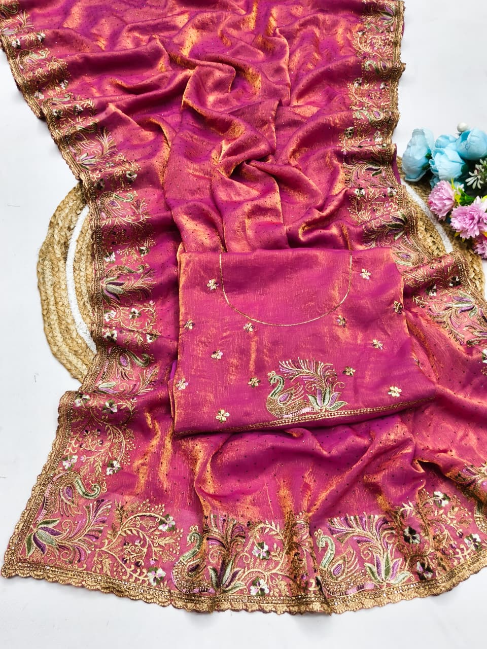 DF-Megha | Fendi Fabric Saree