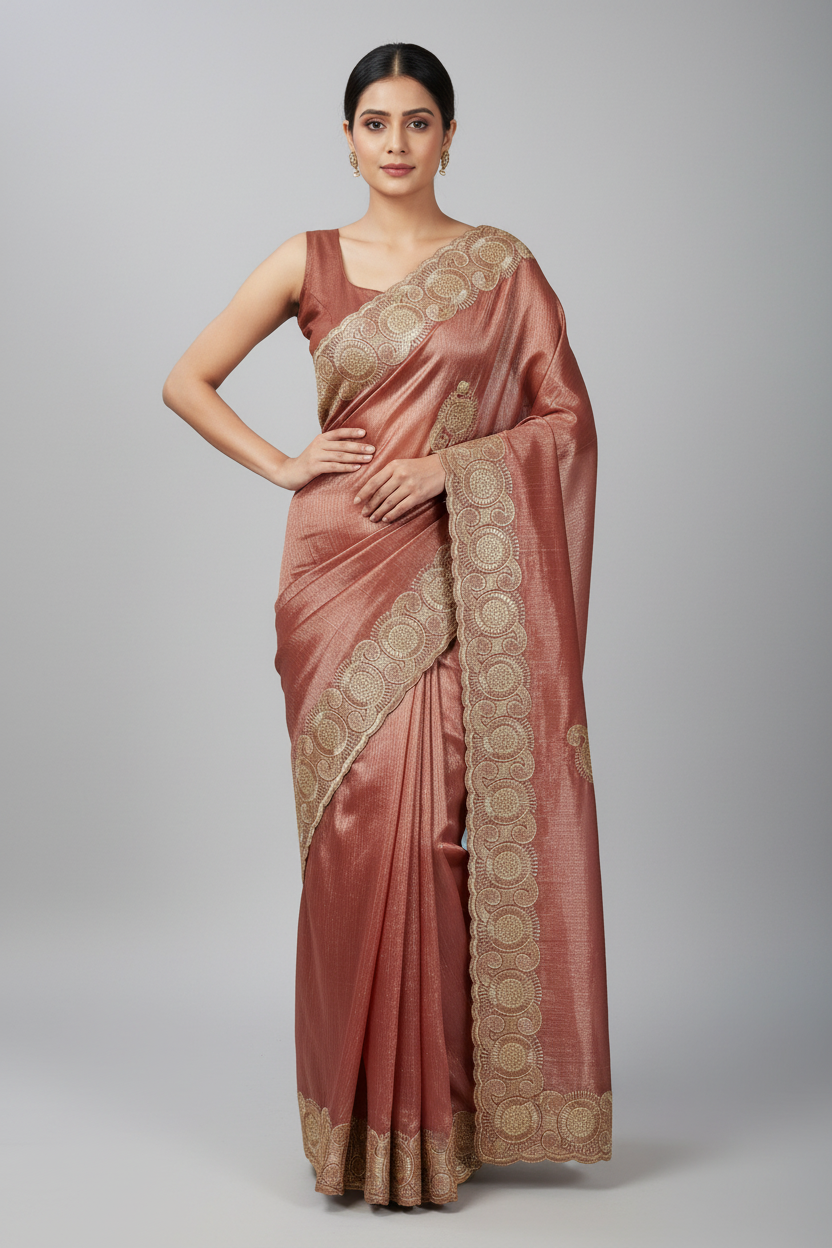 Preeti Darker Shiny Peach