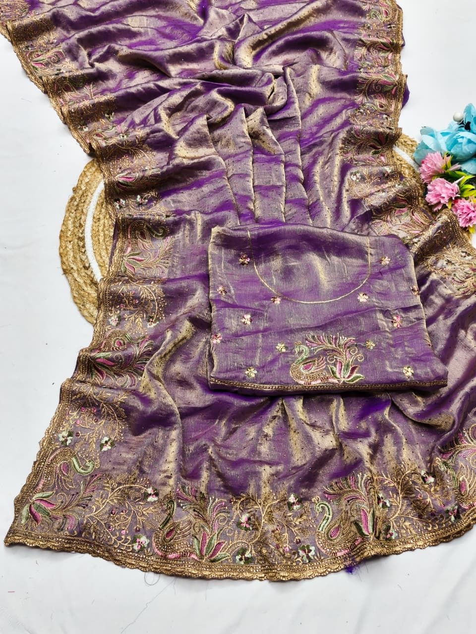 DF-Megha | Fendi Fabric Saree